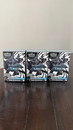 3 Pokemon TCG Black Bolt Booster Bundles - Image 1