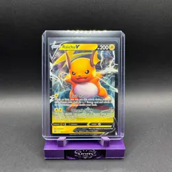 Raichu V Pokemon Brilliant Stars 045/172 Ultra Rare Full Art SWSH LP MUGENUP - Image 1