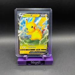 Pikachu V Pokemon Fusion Strike 086/264 Ultra Rare Full Art SWSH LP - Image 1