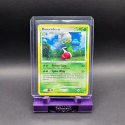 Roserade Lv33 Pokemon Diamond&Pearl 13/130 Holo Rare LP Nakaoka - Image 1