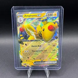 Ampharos EX Pokemon Scarlet Violet Black Star Promo 016 BSP Holo LP Tsuji - Image 1