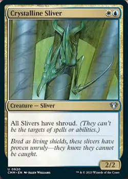 Crystalline Sliver ~ Near Mint Commander Masters MTG Magic UltimateMTG Multi-Col - Image 1