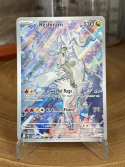 N's Reshiram 167/159 Illustration Rare Journey Together Pokemon Holo Near Mint - Image 1