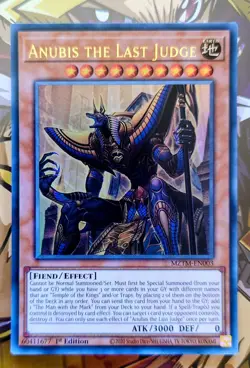 Anubis the Last Judge (Ultra Rare) - MZTM-EN003 - Yu-Gi-Oh TCG - Image 1