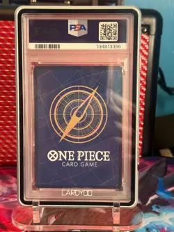 SILVER GEAR 5 MONKEY D. LUFFY One Piece OP11 3rd Anniversary Japanese 119 PSA 10 - Image 3