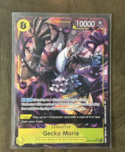 Gecko Moria OP14-104 SR Alt Art One Piece TCG English - Image 1