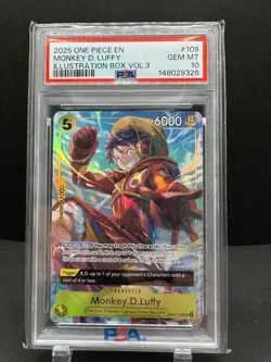 Monkey D Luffy - One Piece Illustration Box Vol.3 Promo PSA10 - Image 1