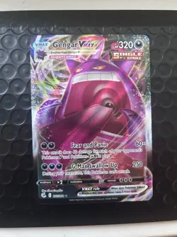 Gengar VMAX Fusion Strike 157/264 MP Condition Pokemon Card - Image 1
