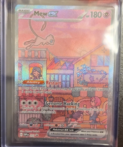 Mew ex 053 Sv: Scarlet & Violet Promo Cards Full Art Holo HP 180 - Image 1