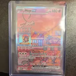 Mew ex 053 Sv: Scarlet & Violet Promo Cards Full Art Holo HP 180 - Image 3