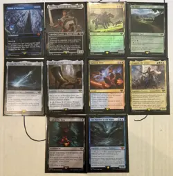 MTG Lord Of The Rings Tales Of Middle Earth - Rare / Mythic Rare Lot of 38 Cards - Image 1