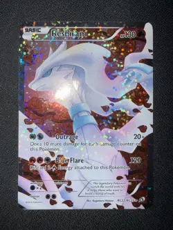Reshiram Full Art RC22/RC25 Ultra Rare Holo NM-/LP+ 2013 Pokemon Card TCG - Image 1