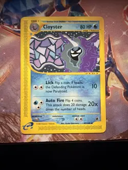 Cloyster - 42/165 - Pokemon Expedition Non-Holo Rare Card MP - Image 1