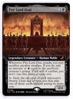 Fire Lord Ozai (Extended Art) 186 Magic: The Gathering Avatar: TLA Eternal-Legal - Image 1