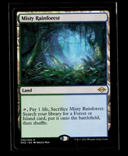 Misty Rainforest Modern Horizons 2 #250 Rare NONFOIL Land MTG English - Image 1