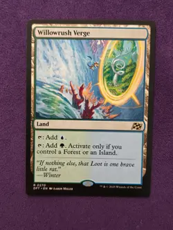 MTG Aetherdrift Willowrush Verge 270 Rare - Image 1