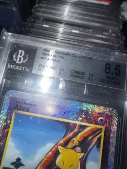 Pokemon 2002 Legendary Collection Abra Reverse Foil #67 Beckett BGS 8.5 Rare - Image 3