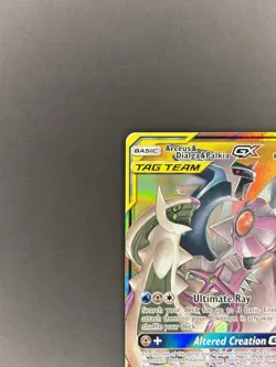 Pokemon TCG Arceus & Dialga & Palkia GX TAG TEAM 156/236 SM Cosmic Eclipse Holo - Image 3