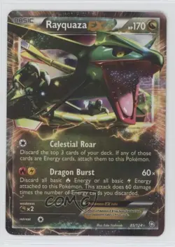 Rayquaza EX Pokemon Black & White Dragons Exalted #85 - Image 1