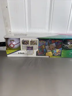Pokemon 3-Pack Bundle – Lunchbox Eevee Treasure Chest + 2 Poke Ball Tins Sealed - Image 1