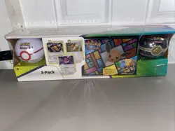 Pokemon 3-Pack Bundle – Lunchbox Eevee Treasure Chest + 2 Poke Ball Tins Sealed - Image 2