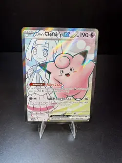 Pokemon Lillie's Clefairy ex 173/159 Full Art Journey Together Ultra Rare NM/M - Image 1