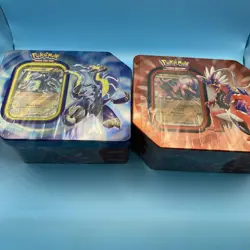 Pokemon TCG Paldea Legends Tin: Koraidon / Miraidon ex -Factory Sealed lot of 2 - Image 1