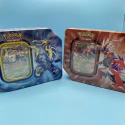 Pokemon TCG Paldea Legends Tin: Koraidon / Miraidon ex -Factory Sealed lot of 2 - Image 2