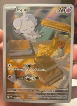 2026 Pokemon Perfect Order Espurr Illustration Rare #095/088 Mint - Image 1