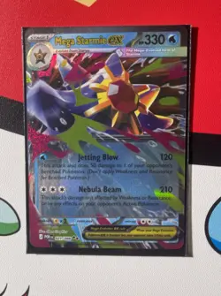 Pokemon TCG 021/088 Mega Starmie Holofoil Perfect Order Near Mint - Image 1