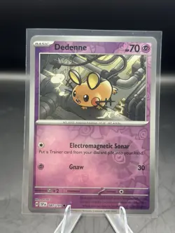 Dedenne 087/191 Sv08: Surging Sparks Reverse Holo Pokemon - Image 1