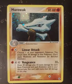 Marowak Pokemon TCG 7/112 Holo Rare LP Fire Red Leaf Green - Image 1