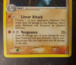 Marowak Pokemon TCG 7/112 Holo Rare LP Fire Red Leaf Green - Image 4