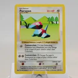 Pokemon TCG - Porygon 39/102 Base Set Uncommon Shadowless WOTC 1999 - NM/EXC - Image 2