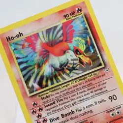 Pokemon TCG - Ho-Oh 7/64 Neo Revelation Holo Rare WOTC - EXC/NM - Image 1