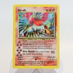 Pokemon TCG - Ho-Oh 7/64 Neo Revelation Holo Rare WOTC - EXC/NM - Image 2