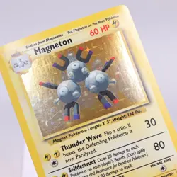 Pokemon TCG - Magneton 9/102 Base Set Holo Rare WOTC - EXC/NM - Image 1