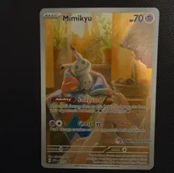 2024 SVP Promos Mimikyu Pokemon Center Stamp Black Star Promo #SVP EN 075 - Image 1