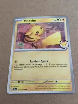 Pikachu 051/162 Pokemon Day 2026 Stamped Promo Pokemon English NM B - Image 1