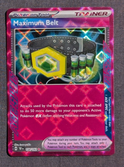 Maximum Belt 117/131 ACE SPEC Rare Prismatic Evolutions Pokemon Near Mint - Image 1
