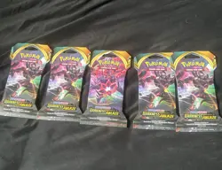 Pokemon TCG: Darkness Ablaze Sleeved Booster Packs Lot of 5x - Image 1