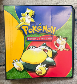 Pokemon Vintage 1999 Base Set A4 Binder With Original Checklist Snorlax WOTC - Image 1