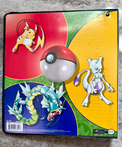 Pokemon Vintage 1999 Base Set A4 Binder With Original Checklist Snorlax WOTC - Image 2
