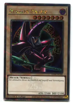 Yu-Gi-Oh! Dunkler Magier Quarter Century RA04-DE106 ARTWORK ROT - Image 1