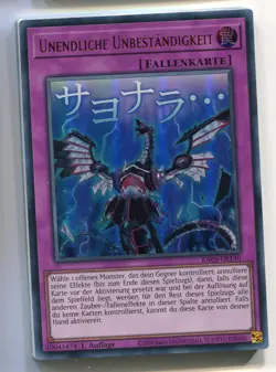 Yu-Gi-Oh! Unendliche Unbestandigkeit Ultra Rare RA05-DE140 Stamped Art - Image 1