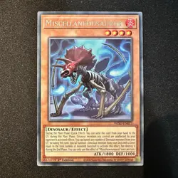 Yu-Gi-Oh! MISCELLANEOUSAURUS WISU-EN011 Rare 1st Ed NM (2023 Wild Survivors) - Image 1