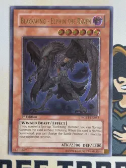 Blackwing Elphin the Raven RGBT-EN013 Ultimate Rare 1st Edition YuGiOh! NM EURO - Image 3
