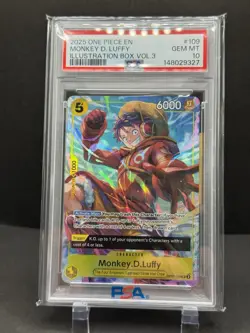 Monkey D Luffy - One Piece Illustration Box Vol.3 Promo PSA10 - Image 1