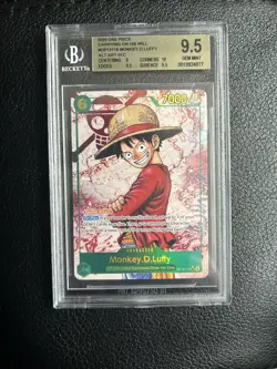 Monkey.D.Luffy Alt Art SEC - BGS 9.5 - Op13-118 - Carrying On His Will English - Image 1