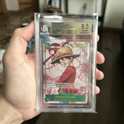 Monkey.D.Luffy Alt Art SEC - BGS 9.5 - Op13-118 - Carrying On His Will English - Image 3